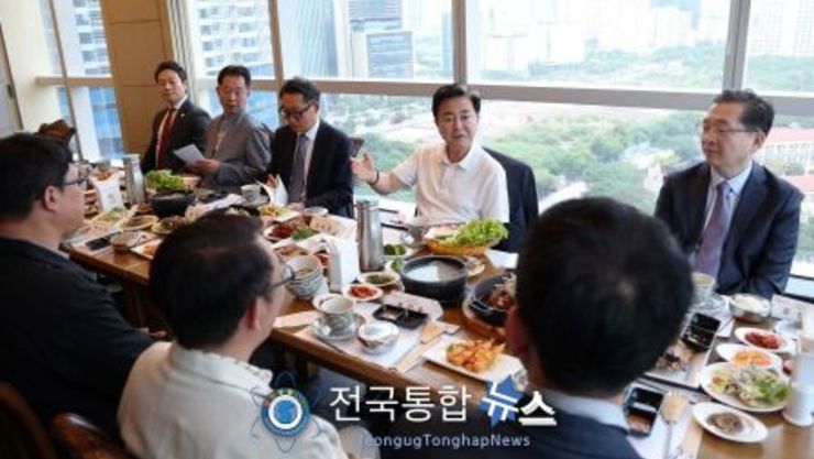 베트남 북부 진출 충남 기업인 격려