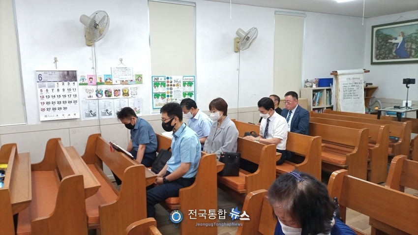 도암교회 특별기도회 모습../전국통합뉴스=이승주 기자