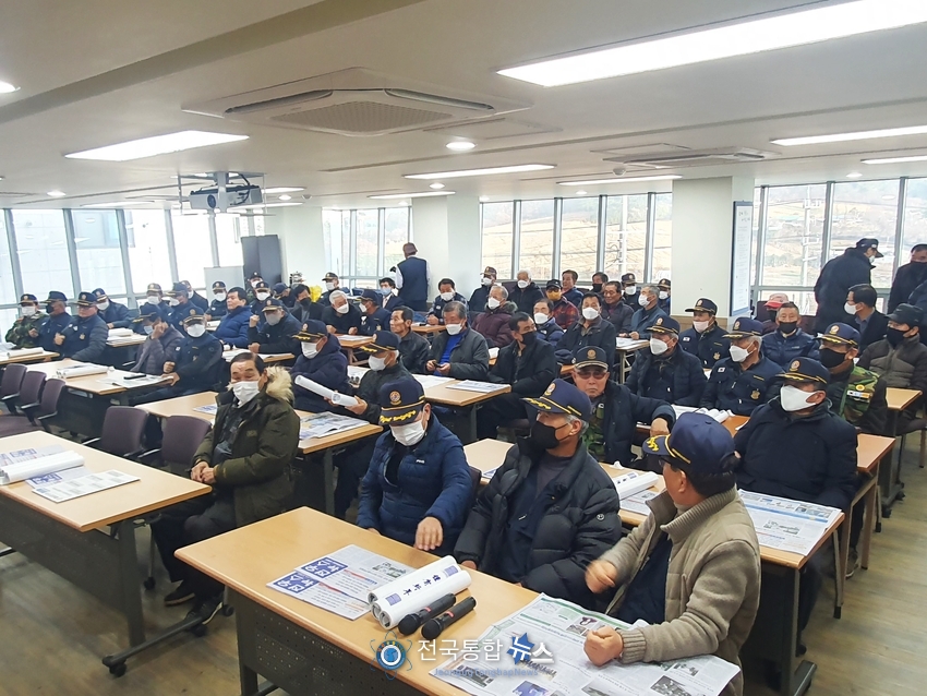 대한민국 월남전 참전자회 서산시지회 ‘2022년 연말 정기총회 및 만남의 날’ 행사 모습./전국통합뉴스=이인복 기자