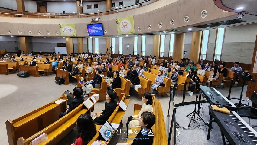 서대전제일교회 예배 모습. / 전국통합뉴스=이승주 기자 