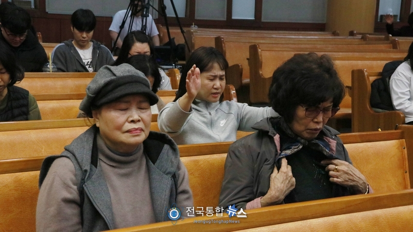 2025 신년 부흥대성회 모습. /전국통합뉴스=이승주 기자