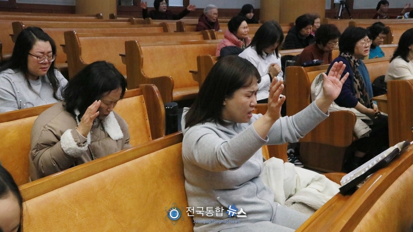 2025 신년 부흥대성회 모습. /전국통합뉴스=이승주 기자