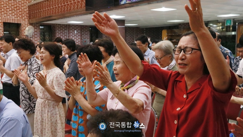 '2025여름산상부흥대성회' 모습 / 전국통합뉴스=이승주 기자
