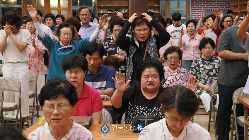 '2025여름산상부흥대성회' 모습 / 전국통합뉴스=이승주 기자