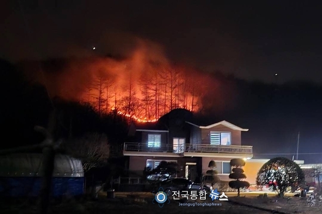 충남 예산군 대술면 산불, 28시간 만에 완진… 산림 약 45㏊ 소실 인명 피해 無
