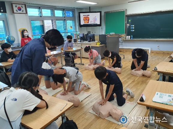 특화강좌(생활안전) 수강 모습