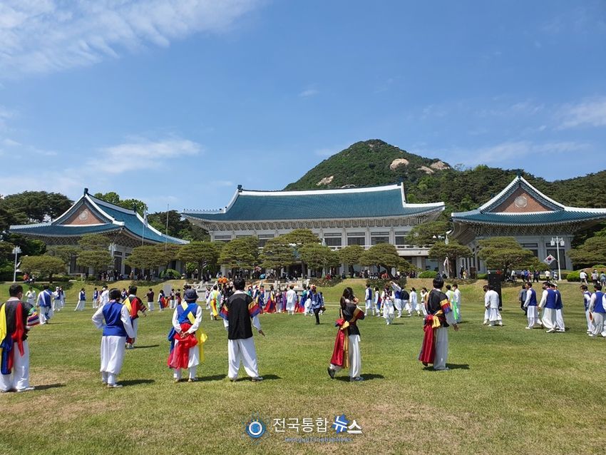 농악대 공연