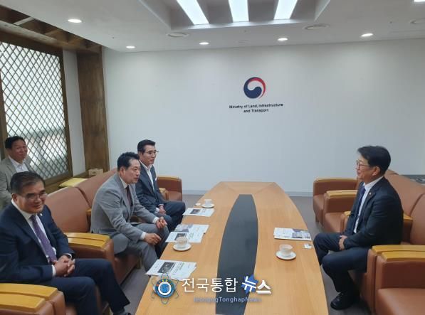 박상우 국토교통부 장관과 면담