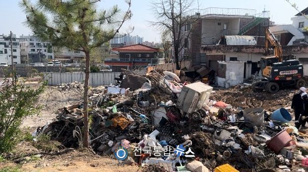도마2동 폐기물 처리 현장