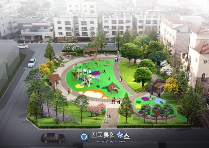 낭월4호어린이공원 리모델링 조감도