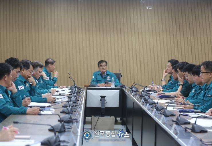 김기웅 군수, 새벽 많은 비 긴급 응급 복구 지시